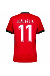 Portugal Joao Felix #11 Fotballdrakt Hjemme Klær EM 2024 Korte ermer